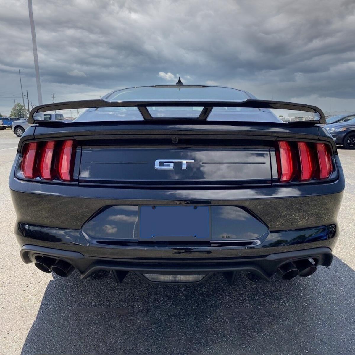 2015-2023 Ford Mustang Performance Pack Style Rear Spoiler - view 5