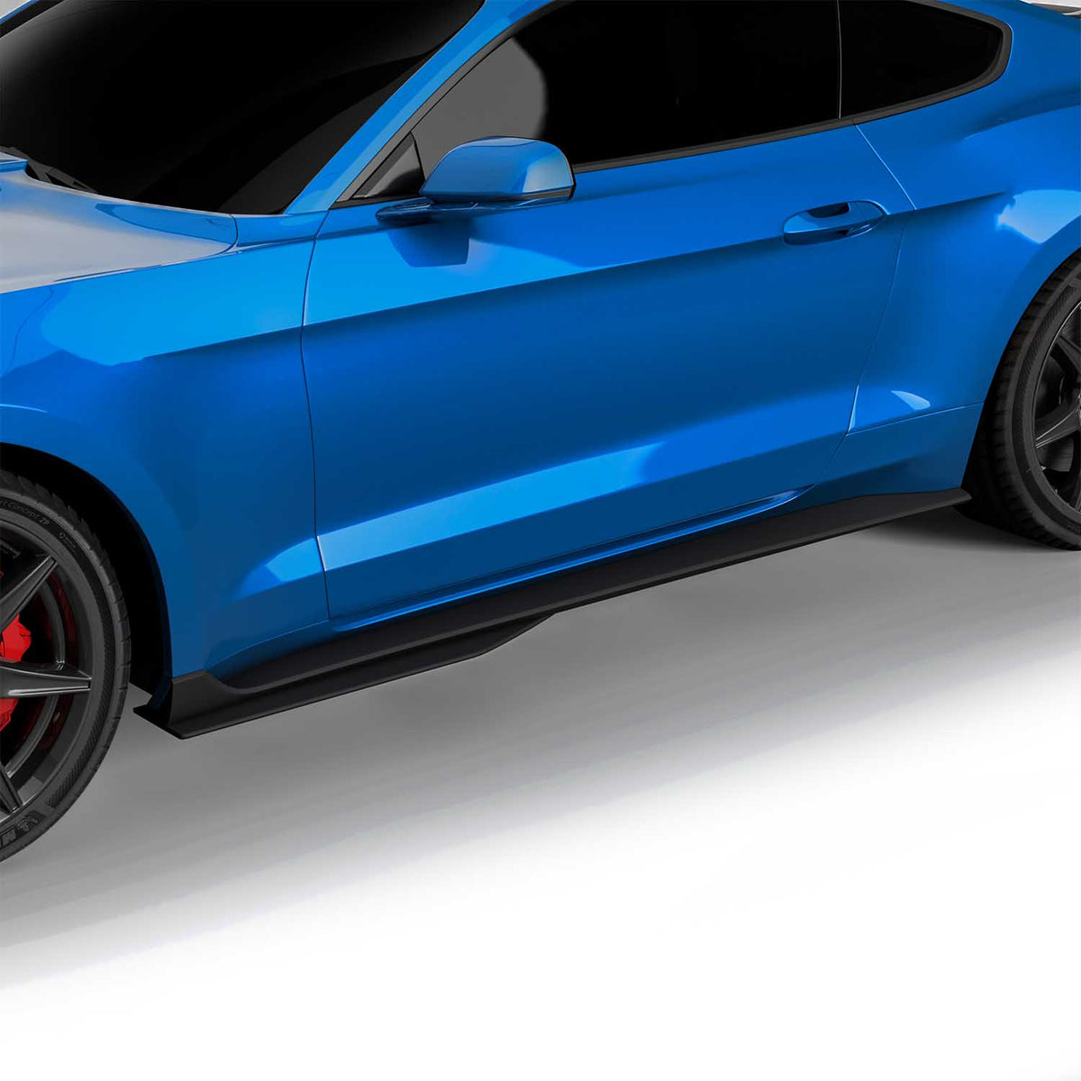 2015-2023 Ford Mustang GT500 Style Side Skirts Rocker Panels