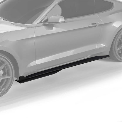 2015-2023 Ford Mustang GT500 Style Side Skirts Rocker Panels - view 2
