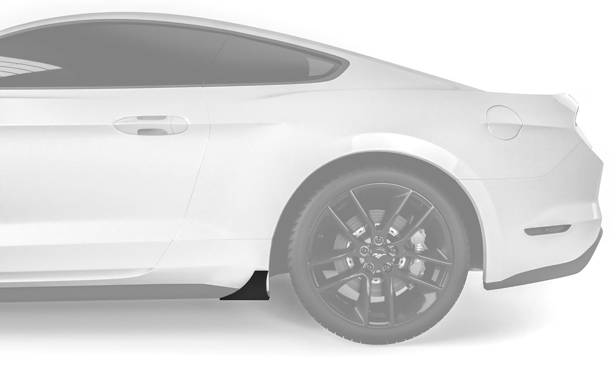 2015-2023 Ford Mustang V1R Pro Style Rocker Panel Winglets - view 2
