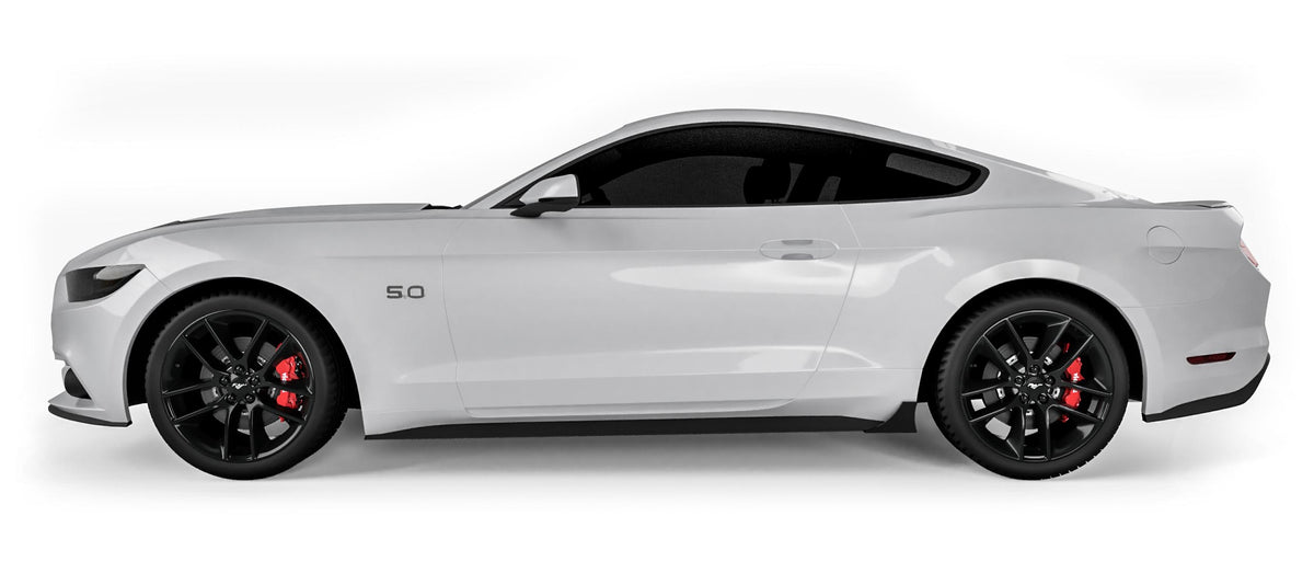 2015-2023 Ford Mustang V1R Pro Style Rocker Panel Winglets - view 3