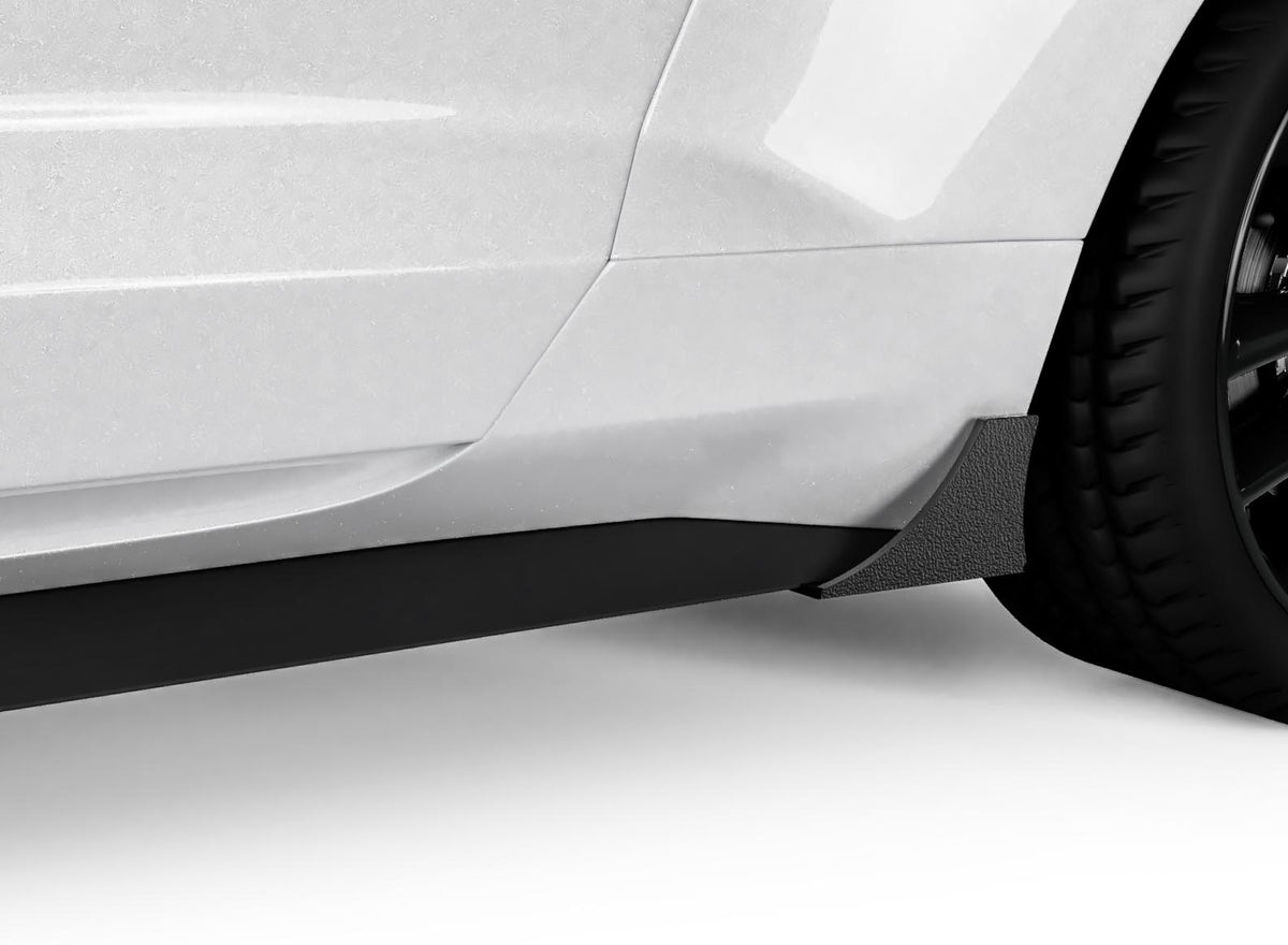2015-2023 Ford Mustang V1R Pro Style Rocker Panel Winglets - view 6