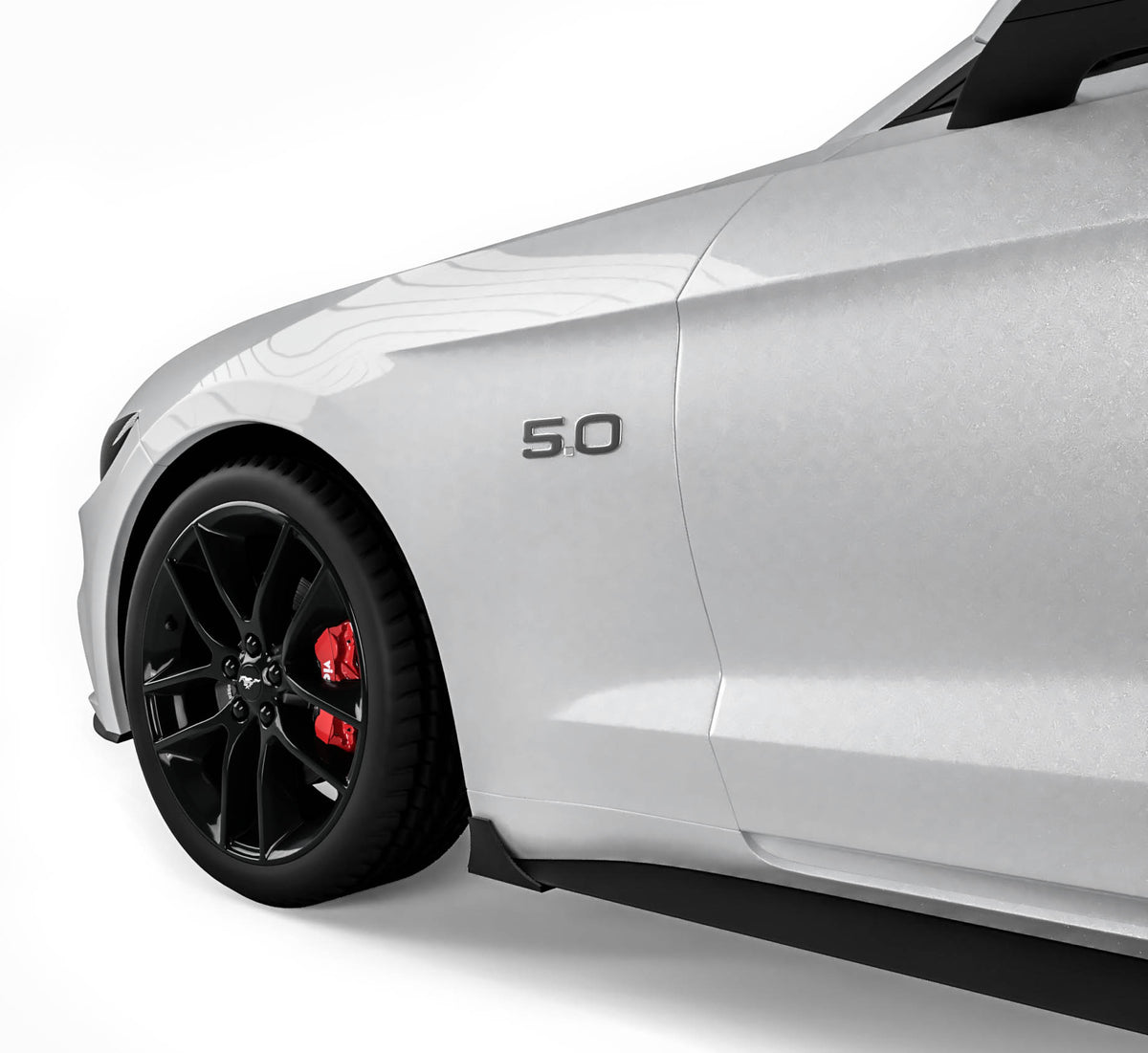 2015-2023 Mustang V1R Pro Style Rocker Panel Winglets Set - view 5