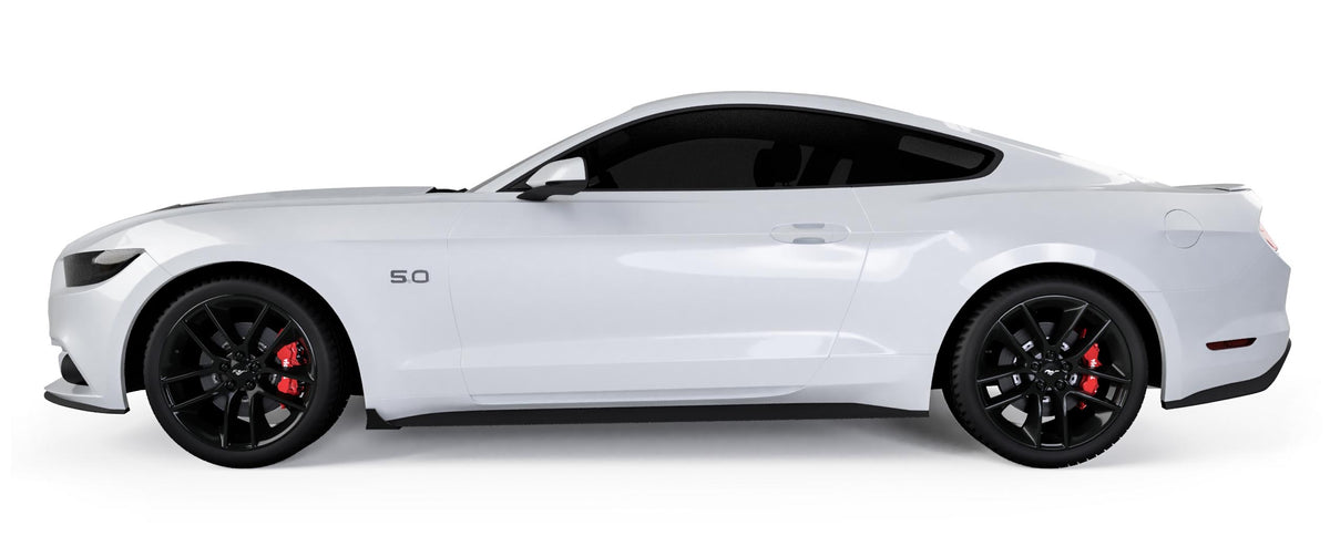 2015-2023 Ford Mustang V1R Style Rocker Panel Winglets - view 3