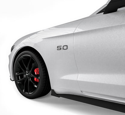 2015-2023 Ford Mustang V1R Style Rocker Panel Winglets - view 4