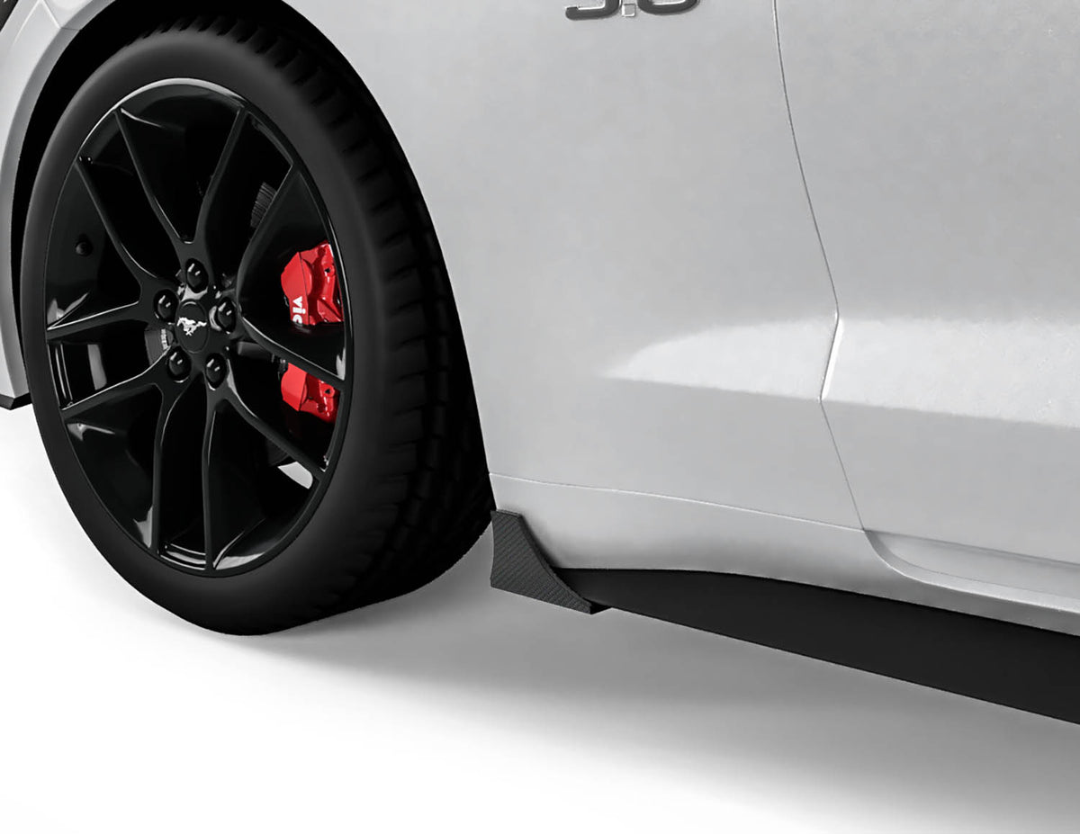 2015-2023 Ford Mustang V1R Style Rocker Panel Winglets - view 8