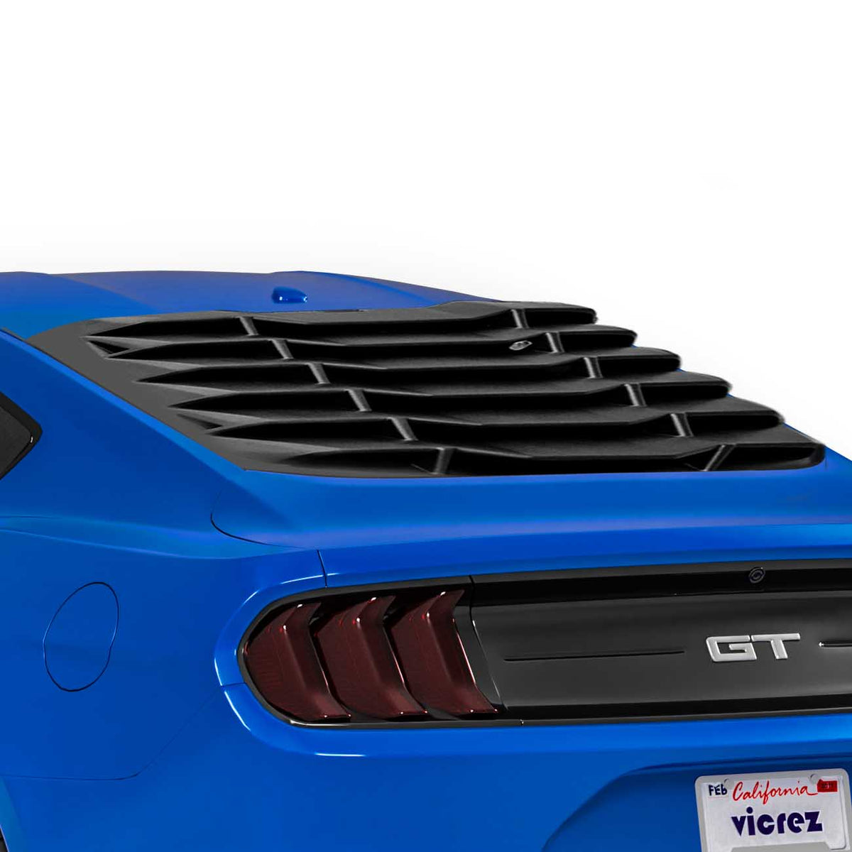 2015-2023 Ford Mustang V2R Style Rear Window Louvers - view 5