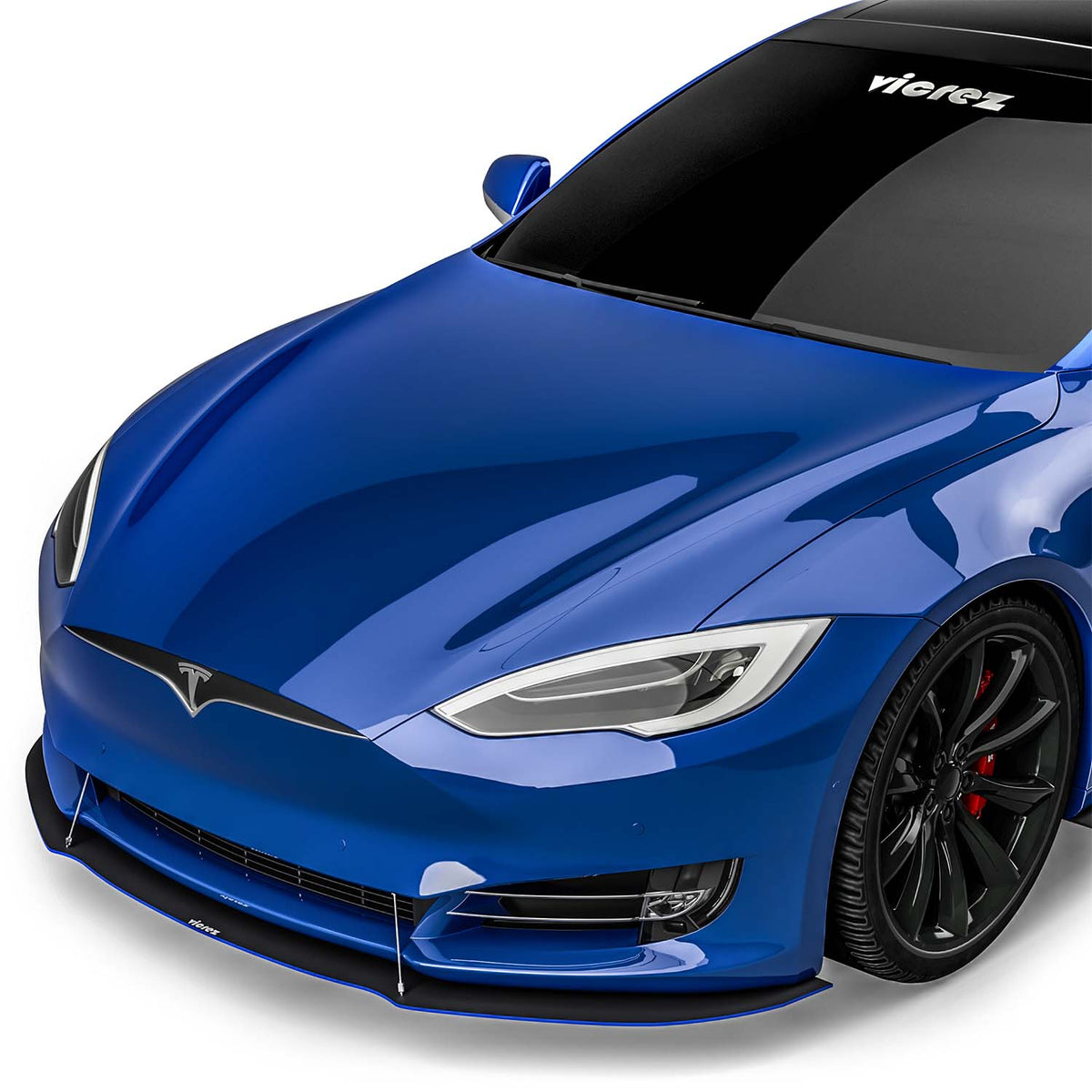 2015-2023 Tesla Model S VR1 Front Splitter, ABS - view 5