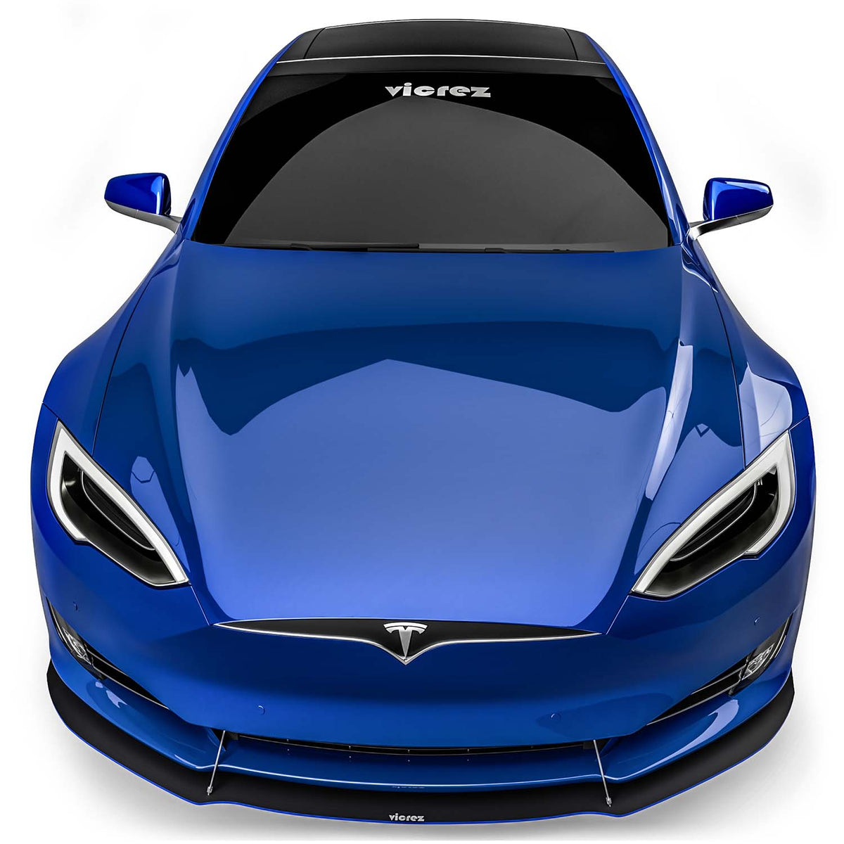 2015-2023 Tesla Model S VR1 Front Splitter, ABS - view 8