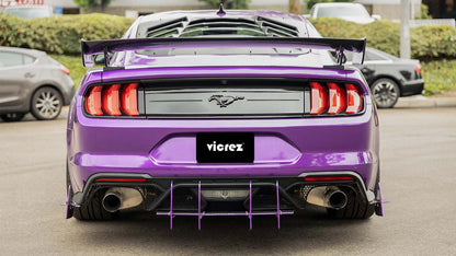2015-2025 Ford Mustang Genali VR2 Rear Diffuser - view 8