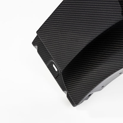 2015-2025 Dodge Charger Dry Gloss Carbon Fiber Type-Hellcat Front Fenders Widebody w/Flares 1pc