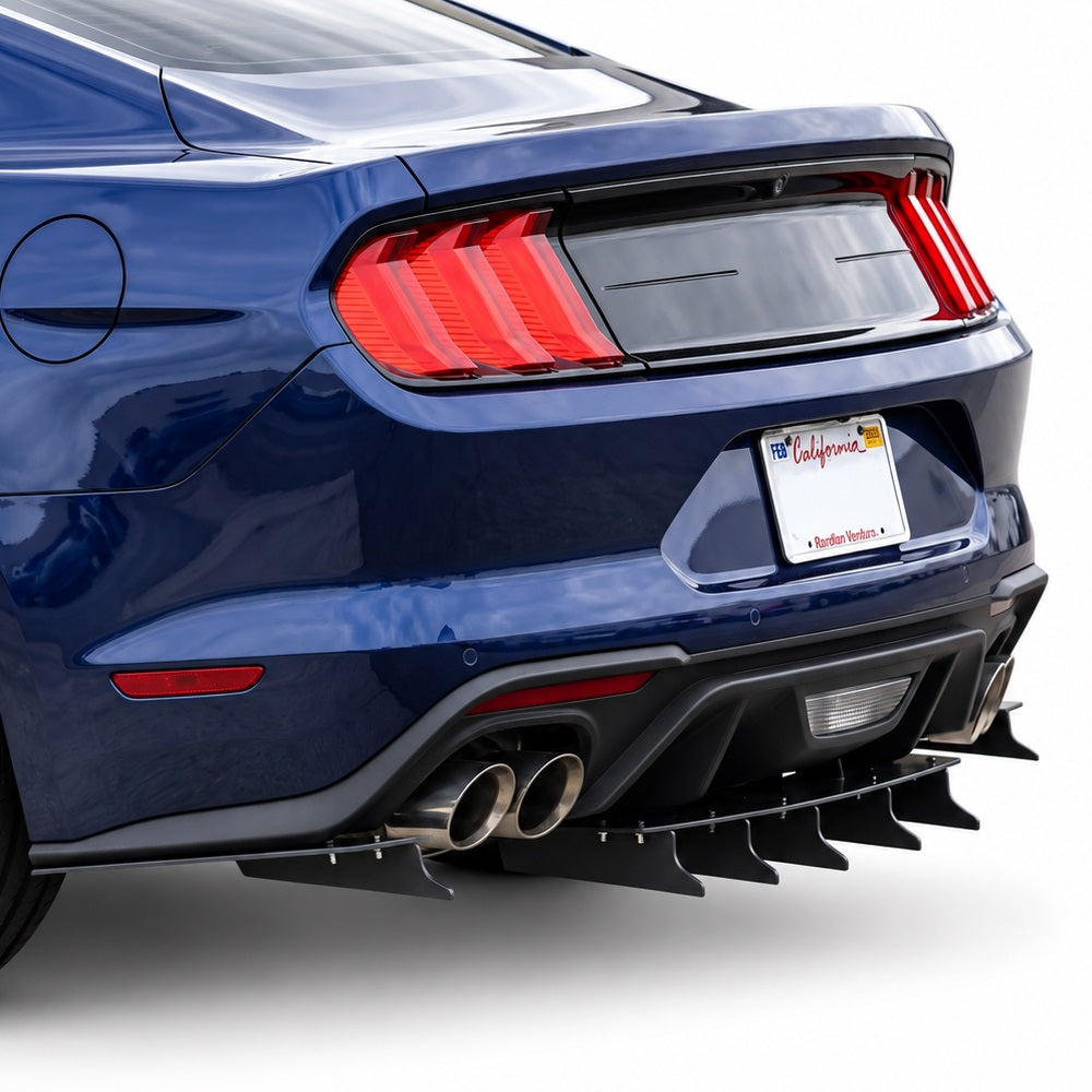 2015-2026 Ford Mustang Zonari VR5 Rear Diffuser, ABS