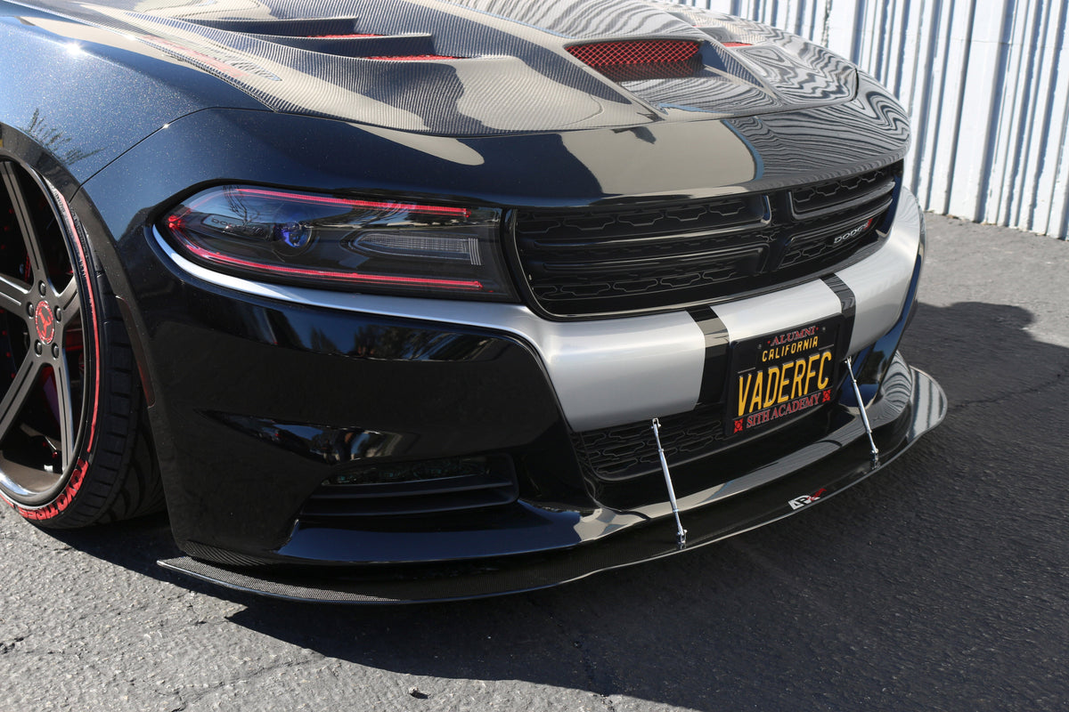 Carbon Fiber Front Wind Splitter- 2015-2018 Dodge Charger RT/ SXT