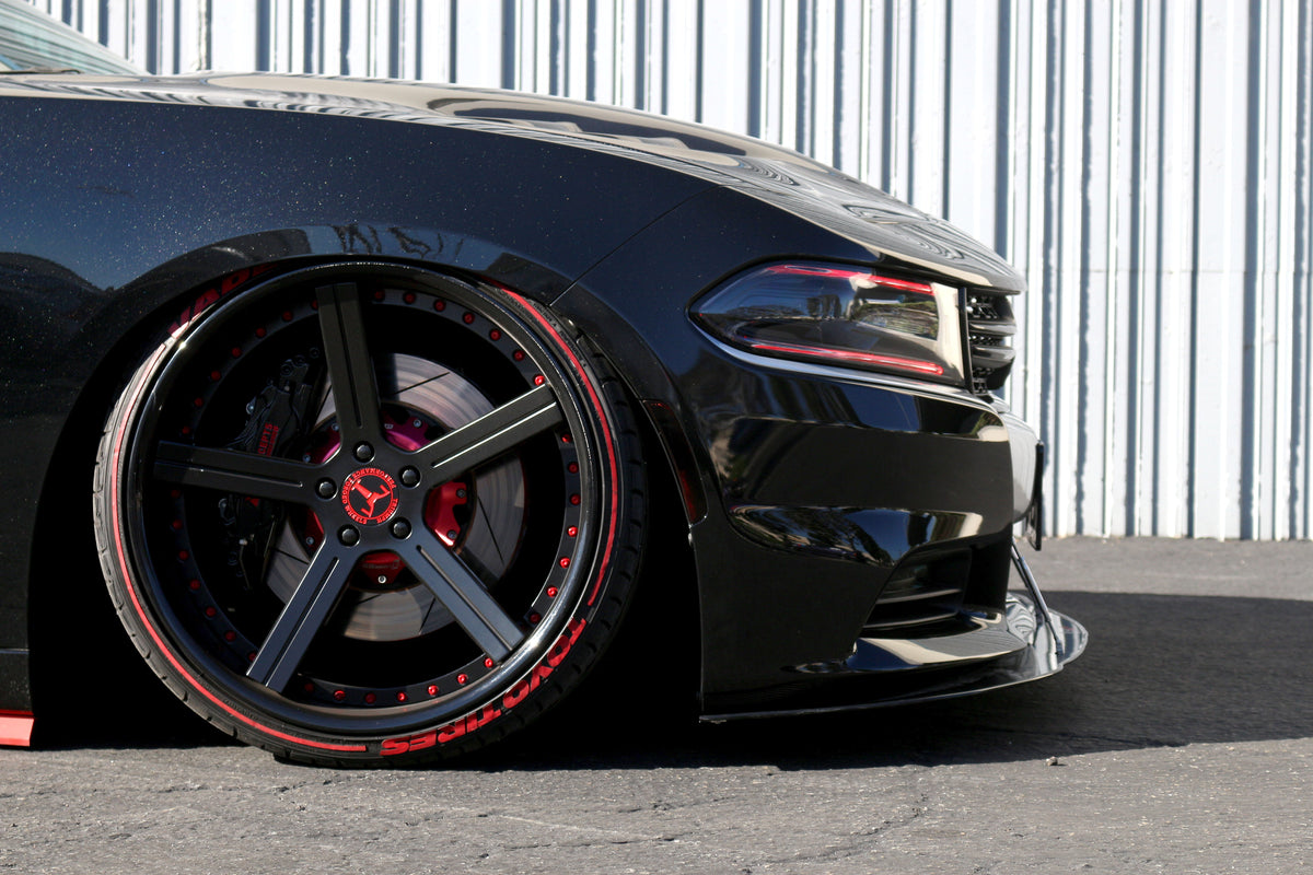 Carbon Fiber Front Wind Splitter- 2015-2018 Dodge Charger RT/ SXT