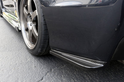 Carbon Fiber Rear Bumper Skirts - 2015-21 Subaru WRX /STI
