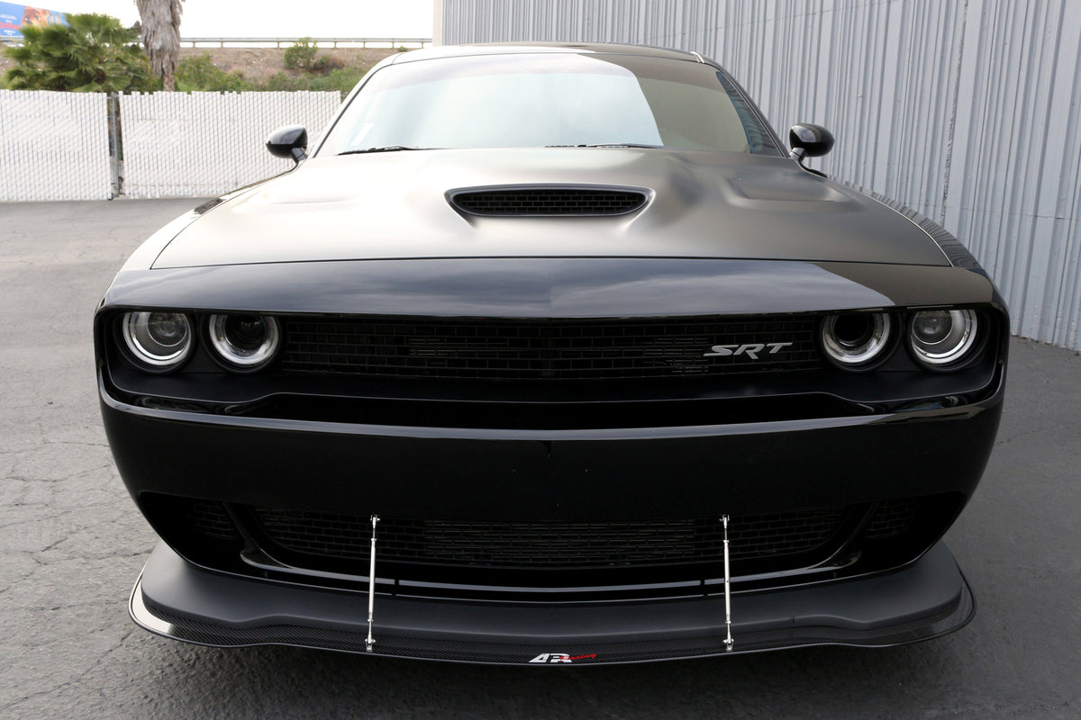 Carbon Fiber Front Wind Splitter- 2015-2023 Dodge Challenger Hellcat