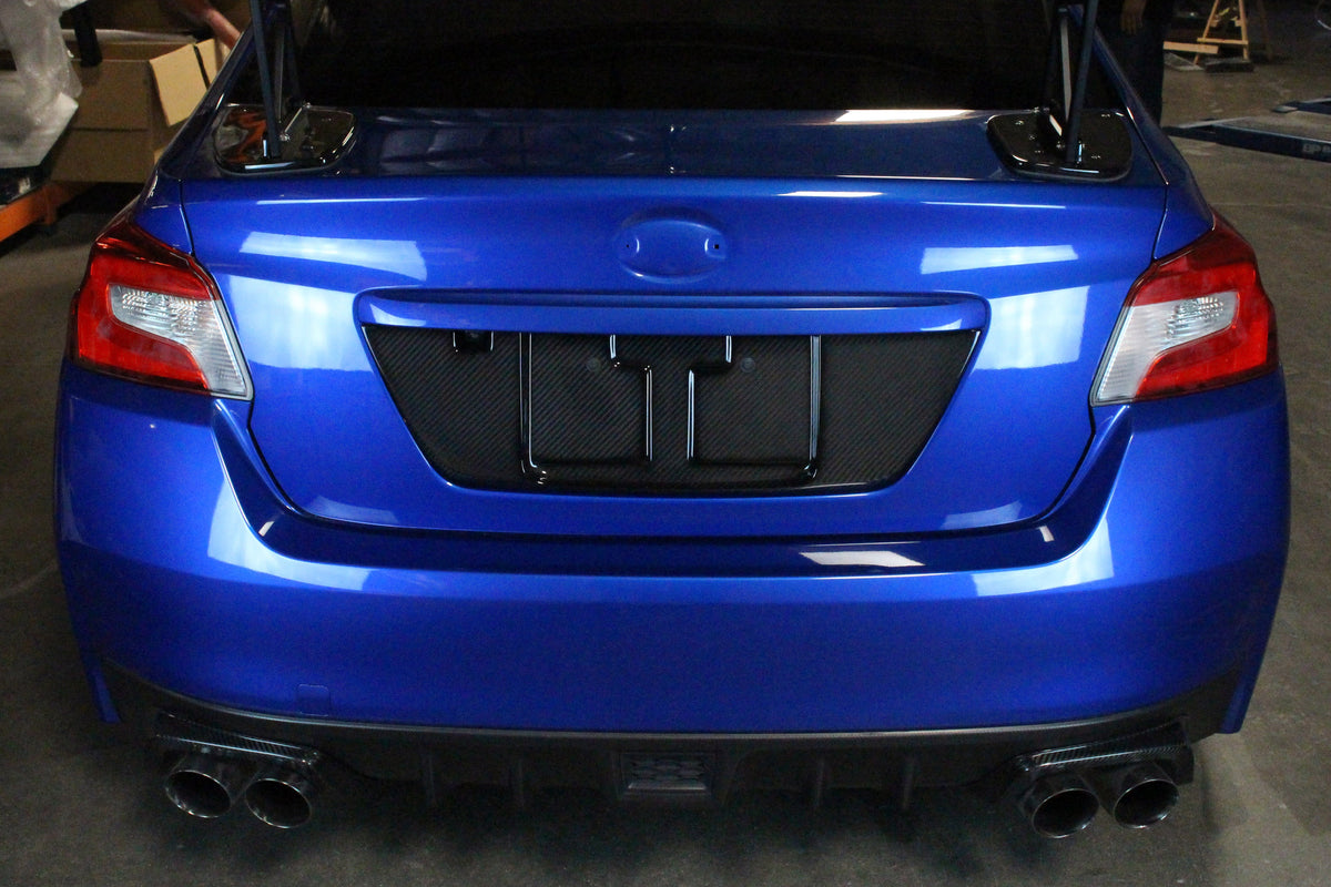 Carbon Fiber License Plate Frame - Subaru WRX/ STI Sedan 2015-2021