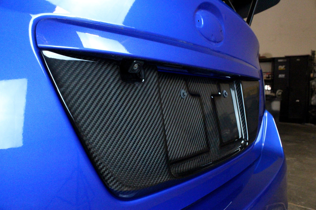 Carbon Fiber License Plate Frame - Subaru WRX/ STI Sedan 2015-2021
