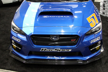 Carbon Fiber Front Bumper Canards ( Bottom)- 2015-2017 Subaru WRX STI