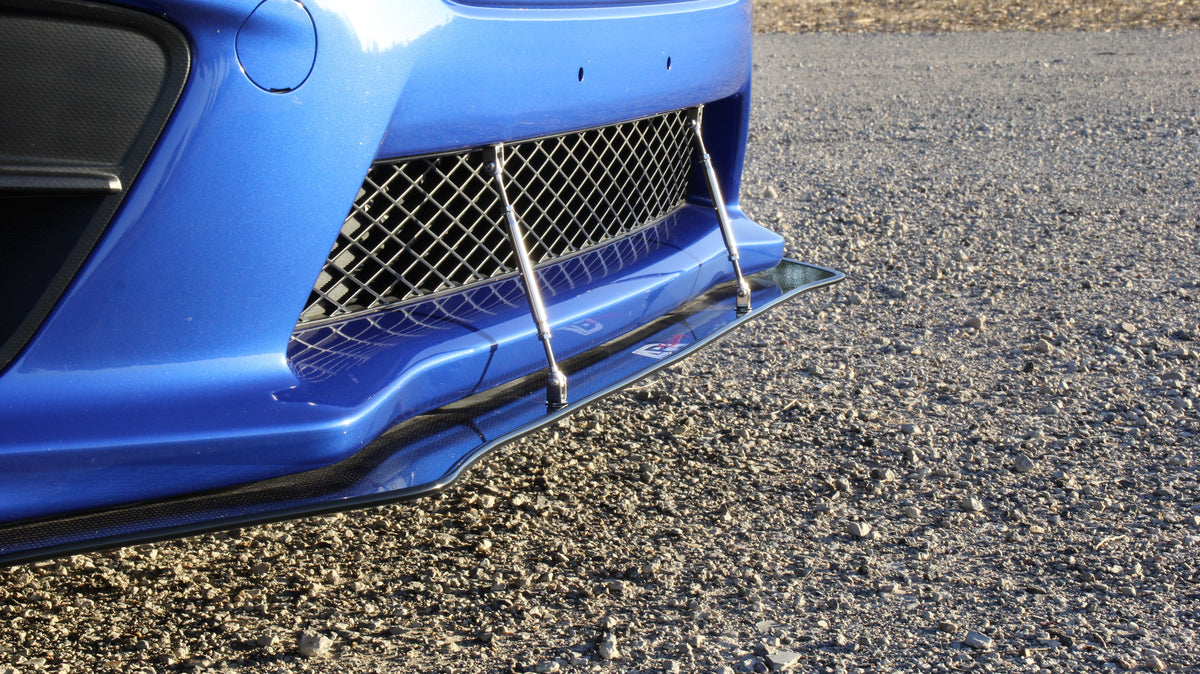 Carbon Fiber Wind Splitter w/ Rods-Subaru WRX 2015-2017 (WRX Only)