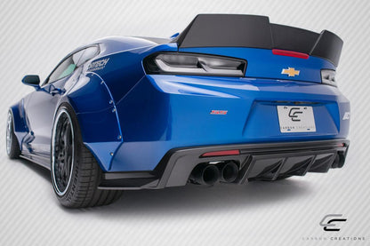 2016-2018 Chevrolet Camaro Grid Rear Diffuser, Carbon Fiber - view 2