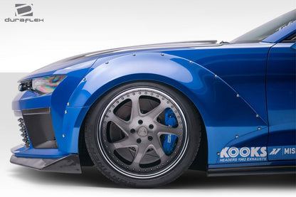 2016-2018 Chevrolet Camaro Grid Front Fender Flares, Fiberglass - view 2