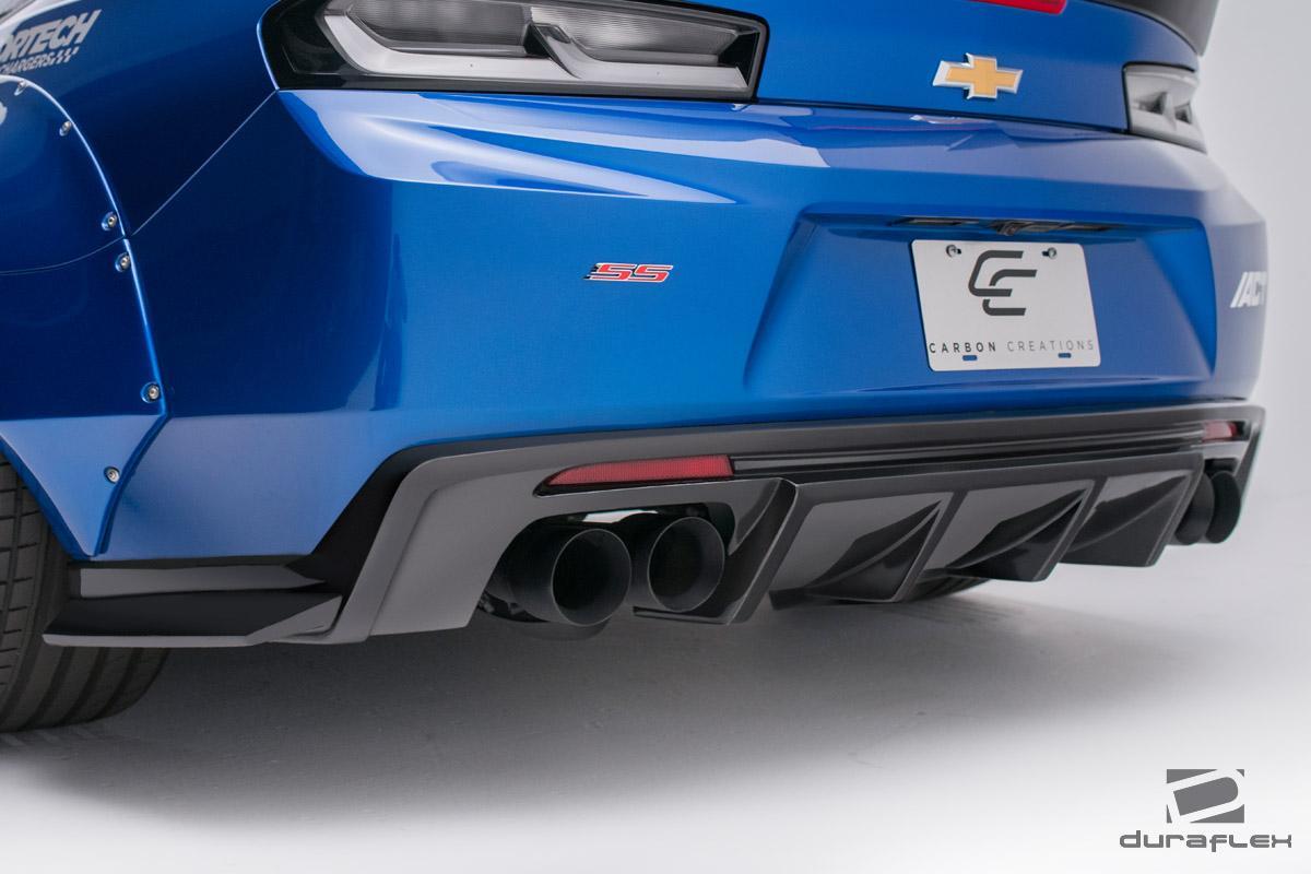 2016-2018 Chevrolet Camaro Grid Rear Diffuser, Fiberglass - view 2