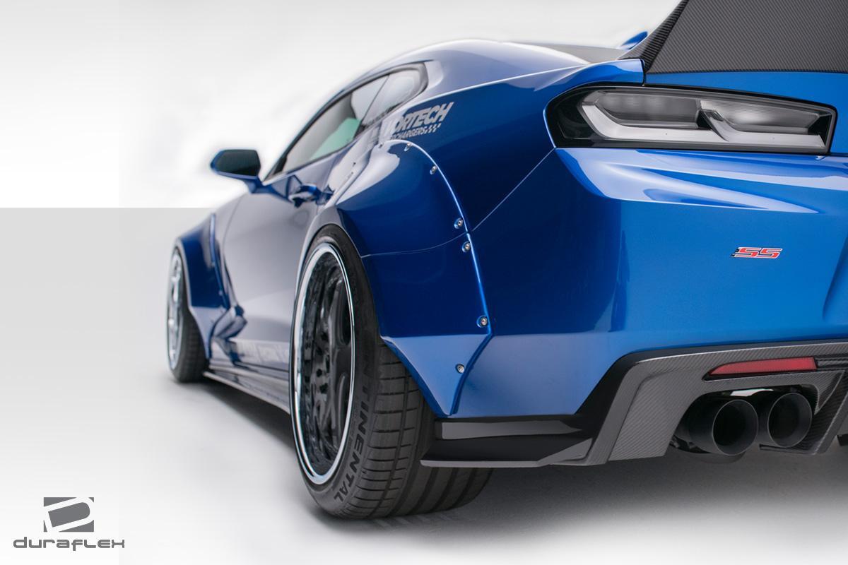 2016-2018 Chevrolet Camaro Grid Rear Fender Flares, Fiberglass - view 3