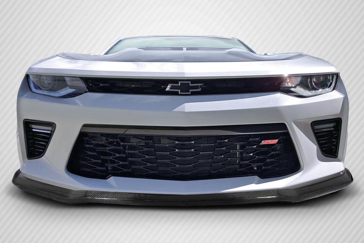 2016-2018 Chevrolet Camaro V8 GM-X Front Lip, Carbon Fiber - view 1
