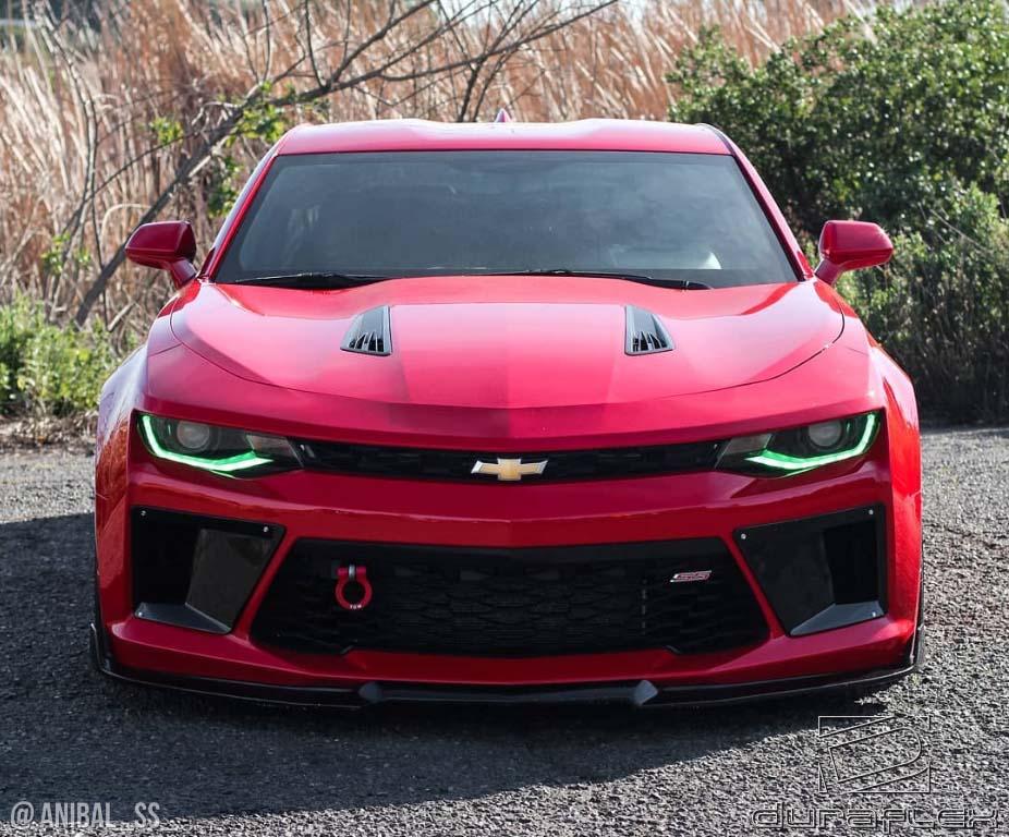 2016-2018 Chevrolet Camaro V8 Grid Front Bumper Air Duct Extensions - view 2
