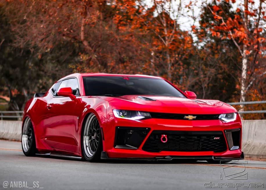 2016-2018 Chevrolet Camaro V8 Grid Front Bumper Air Duct Extensions - view 3