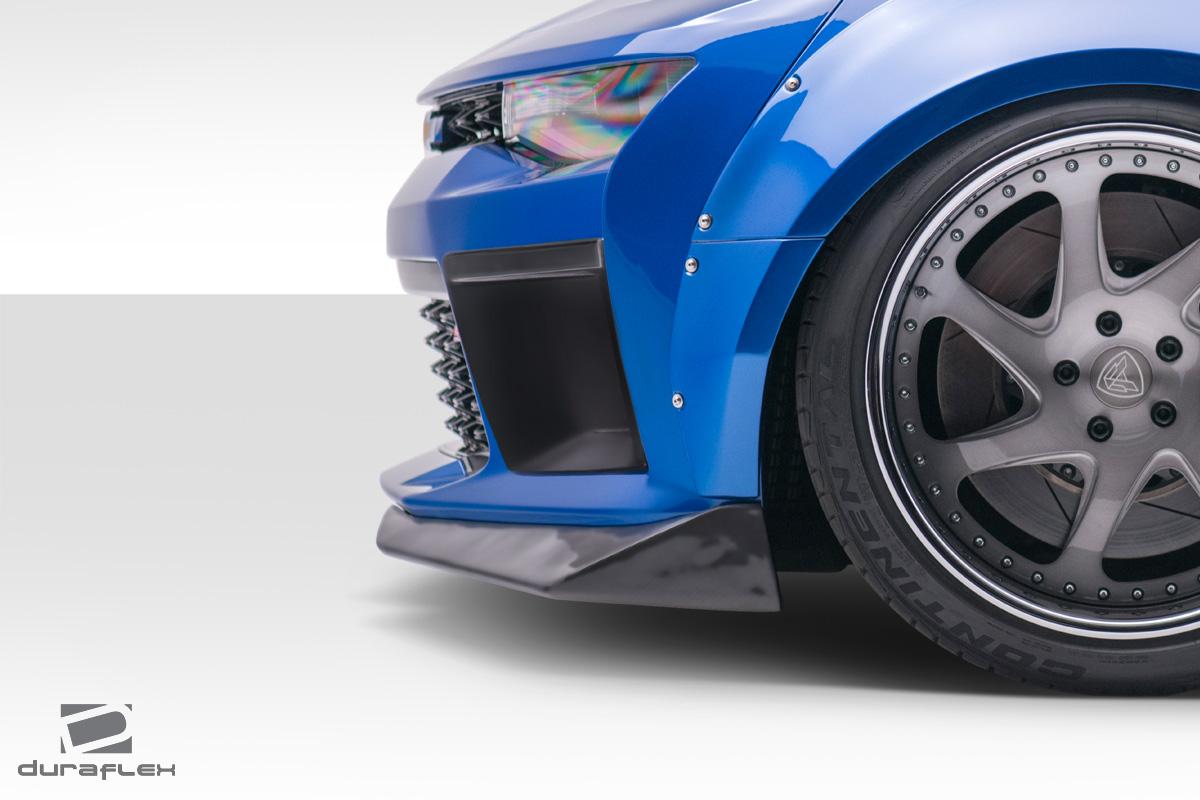 2016-2018 Chevrolet Camaro V8 Grid Front Bumper Air Duct Extensions - view 9
