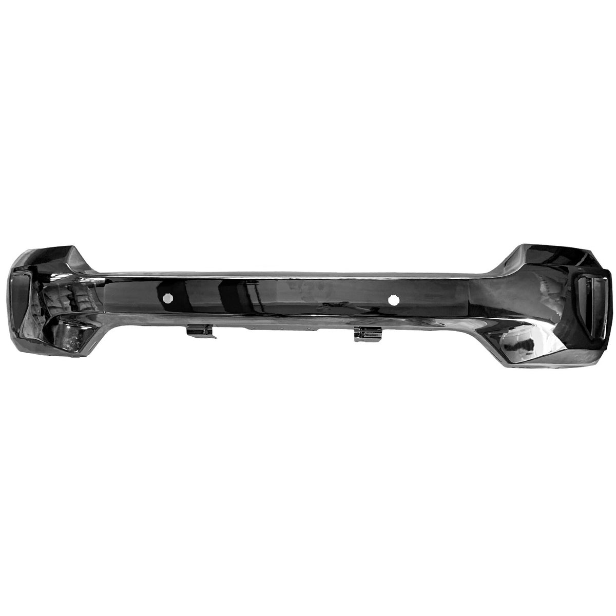 2016-2018 Chevrolet Silverado Replacement Chrome Front Bumper Impact Bar, Bright Chrome (Part VZ104455)