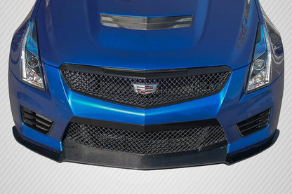 2016-2019 Cadillac ATS-V V Look Front Lip Spoiler, Carbon Fiber - view 1