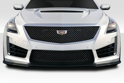 2016-2019 Cadillac CTS-V Alpha Front Lip Spoiler Air Dam, Fiberglass - view 1