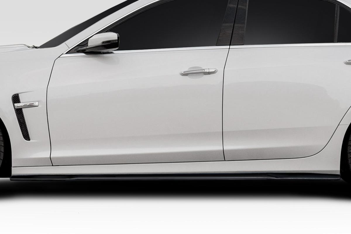2016-2019 Cadillac CTS-V Alpha Side Skirt Splitters, Fiberglass - view 1