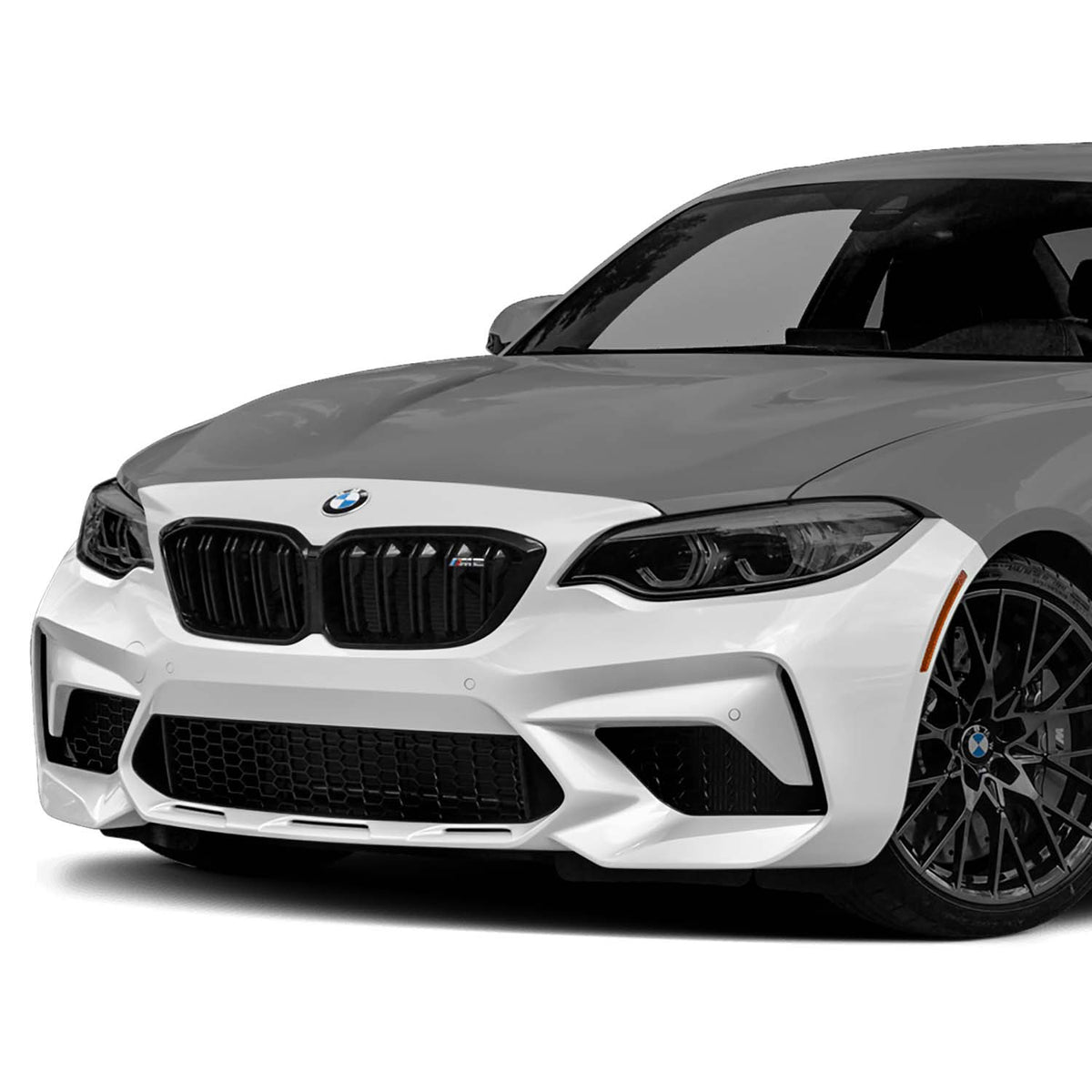2016-2020 BMW M2 F87 Front Bumper, M2 Competition Style - view 2