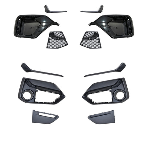 2016-2020 Honda Civic (10th Gen) With Type R Kit 2020 Type R Style Set Fog Light Covers