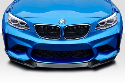 2016-2021 BMW M2 F87 Cleanline Front Lip Spoiler Air Dam, Fiberglass - view 1