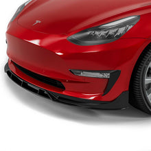 2016-2022 Tesla Model 3 V3R Style Front Lip, Gloss Black - view 2