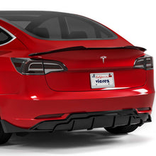 2016-2022 Tesla Model 3 V3R Style Rear Spoiler, Gloss Black