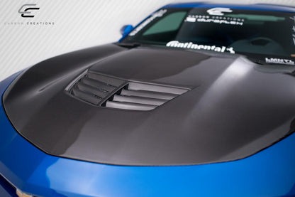 2016-2023 Chevrolet Camaro DriTech Grid Hood, Carbon Fiber - view 2