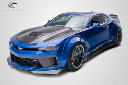 2016-2023 Chevrolet Camaro DriTech Grid Hood, Carbon Fiber - view 5