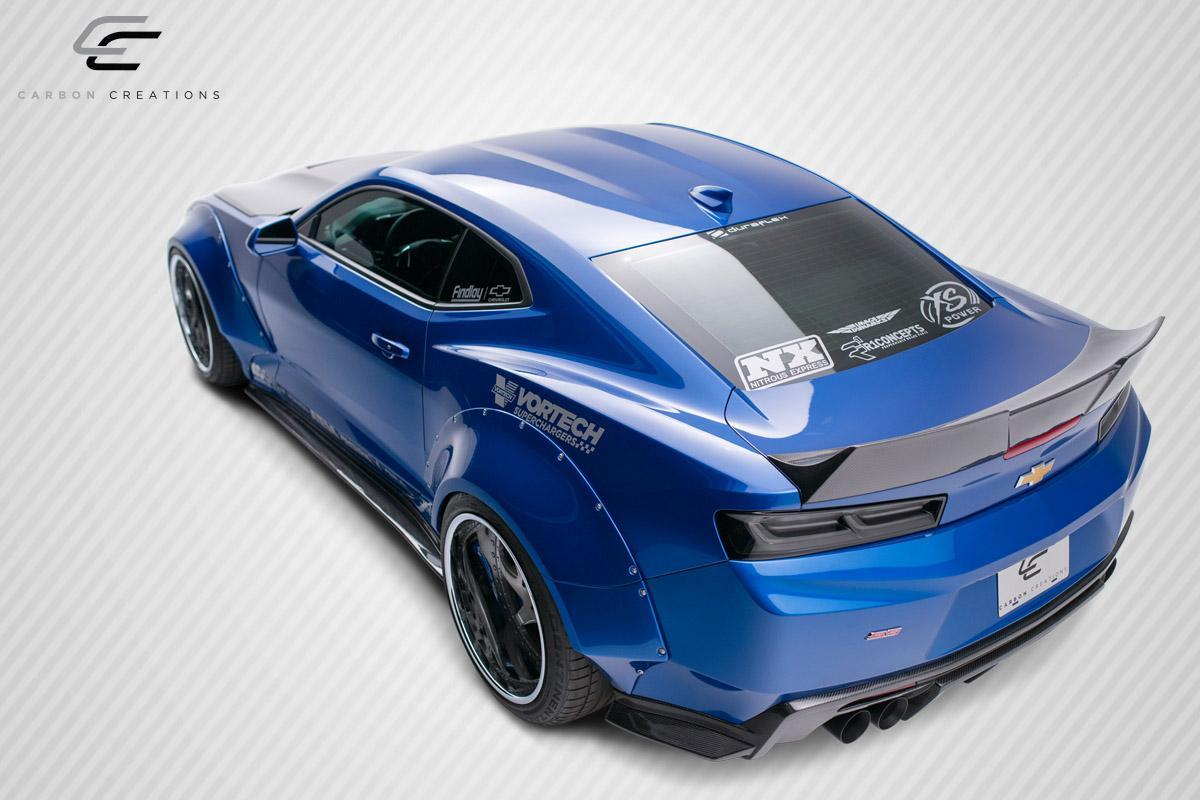 2016-2023 Chevrolet Camaro DriTech Grid Hood, Carbon Fiber - view 6