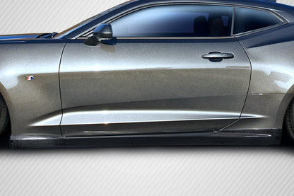 2016-2023 Chevrolet Camaro GM-X Side Skirts, Carbon Fiber - view 1