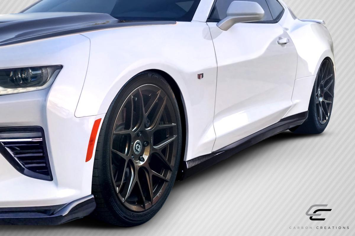 2016-2023 Chevrolet Camaro GM-X Side Skirts, Carbon Fiber - view 2