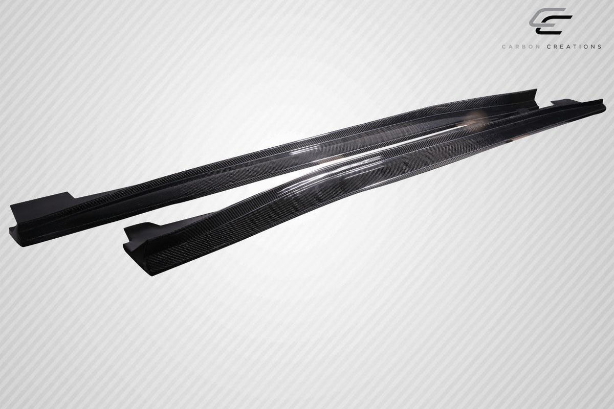 2016-2023 Chevrolet Camaro Grid Side Splitters, Carbon Fiber - view 8