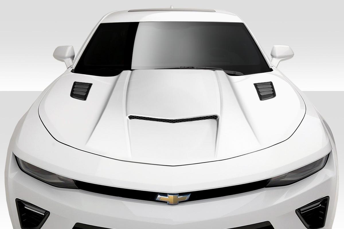 2016-2023 Chevrolet Camaro CVX Ram Hood, Fiberglass - view 1