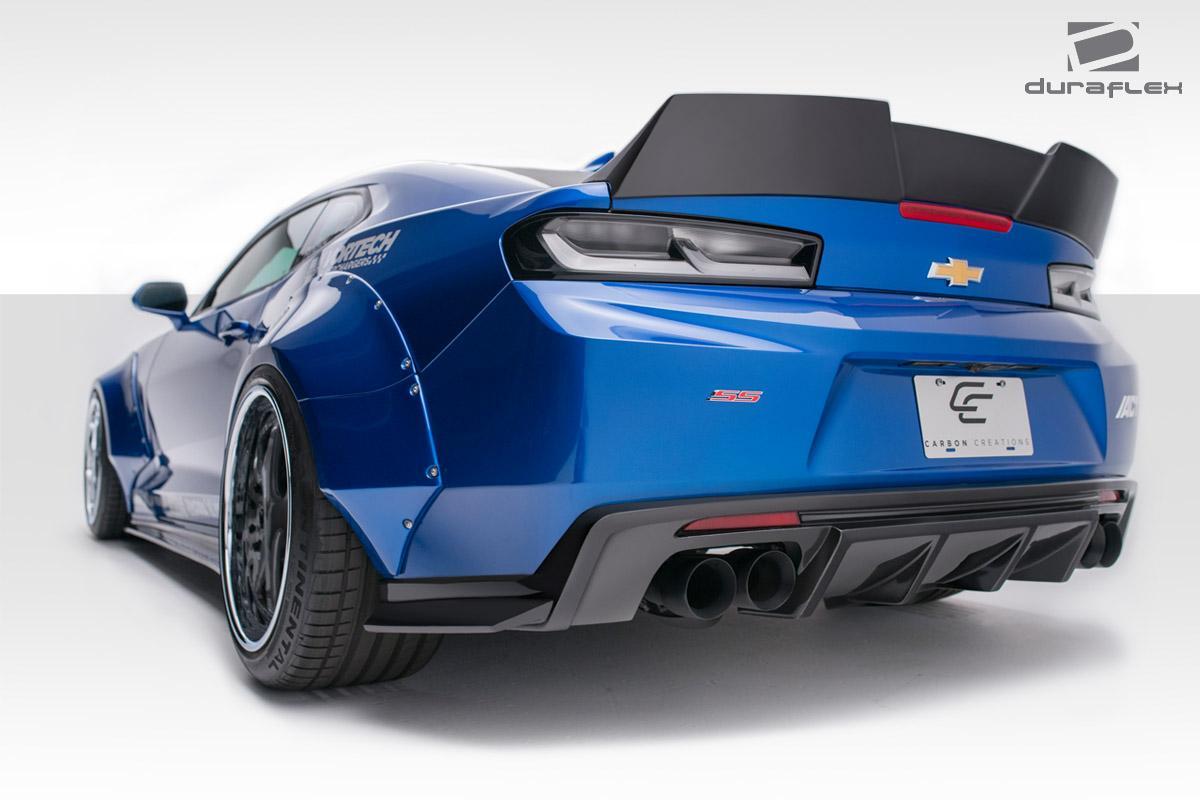 2016-2023 Chevrolet Camaro Grid Rear Wing Spoiler, Fiberglass - view 3