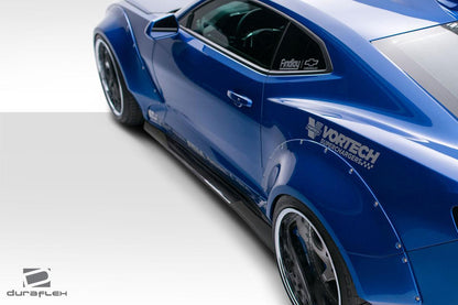 2016-2023 Chevrolet Camaro Grid Side Splitters, Fiberglass - view 4